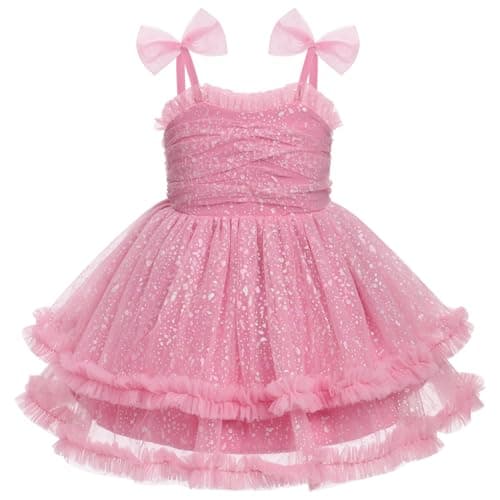 IMEKIS Toddler Birthday Princess Dress for 1-6T Photo Shoot
