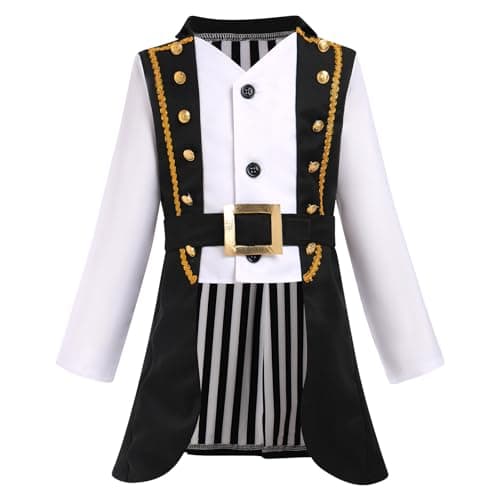 Boys Pirate Prince Charming Halloween Costume for Toddler Kids