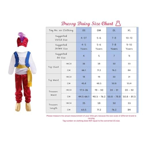 Dressy Arabian Prince Genie Costume for Toddler Boys Halloween