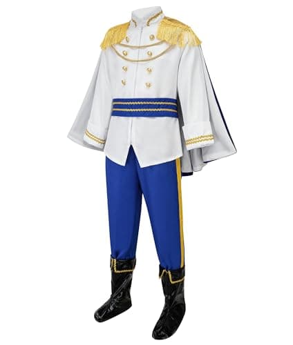 Boys' Prince Charming Costume - Kids Royal Outfit for Birthdays and Halloween
