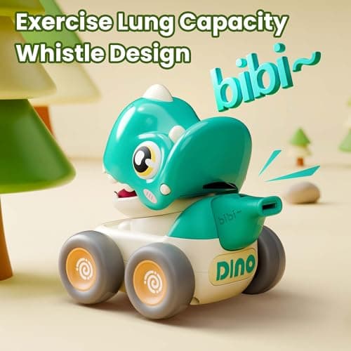 Dinosaur Car Toys for Toddlers 1-3 by iPlay, iLearn