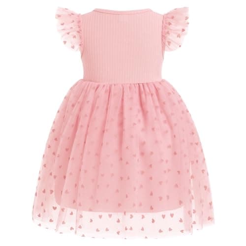 IMEKIS Toddler Baby Girls Birthday Dress with Headband
