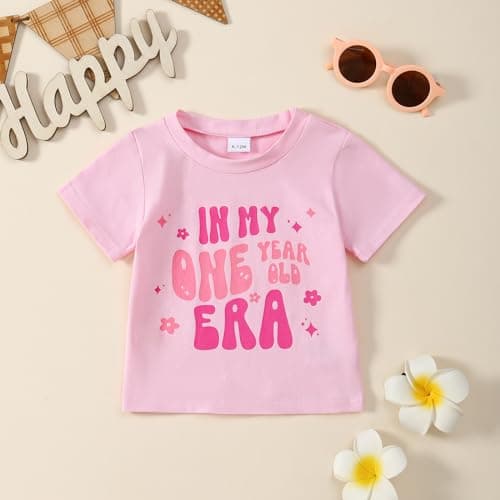 TinyPainter Baby Girl First Birthday Outfit 1st Birthday Top My One-Year-Old Era