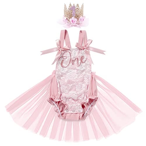 Baby Girl 1st Birthday Princess Outfit