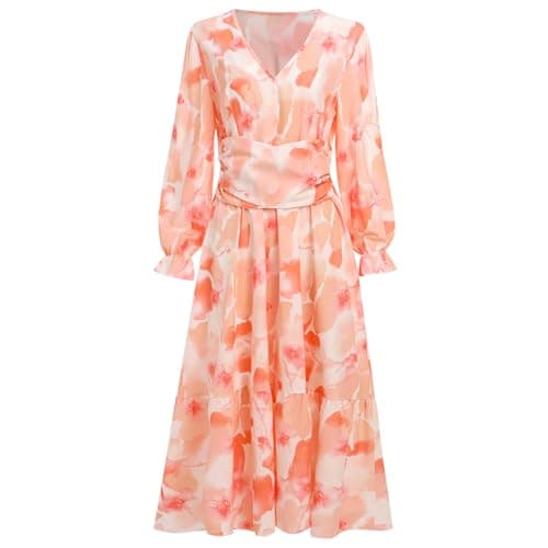 Boho Floral Print Maxi Dress for Women