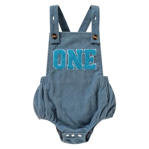 Sinhoon Baby Boys' & Girls' 1st Birthday Romper