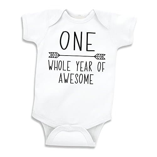 Bump and Beyond Designs Boy's First Birthday Bodysuit