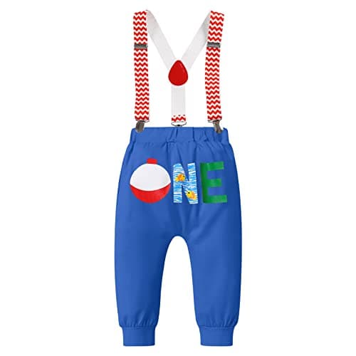 Baby Boy Fishing 1st Birthday Outfit