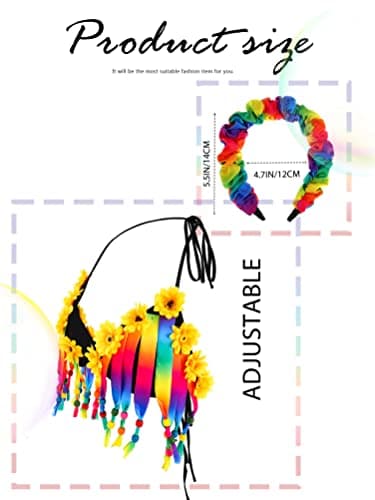 Rainbow Crop Top Set for Women and Girls