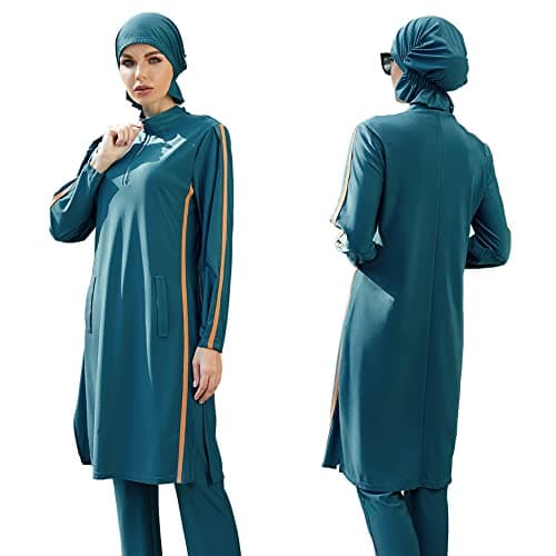 IMEKIS Women's Modest Muslim Burkini Swimwear