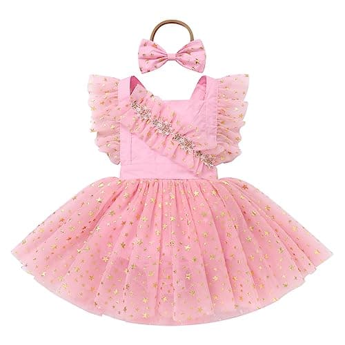 Baby Girl First Birthday Outfit Set
