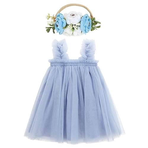Century Star Baby Girl Easter & 1st Birthday Flower Dress