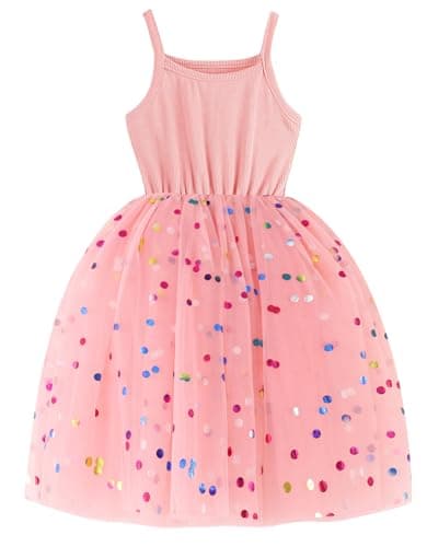 RJXDLT Infant Tutu Sundress for Baby Girls Tulle Toddler