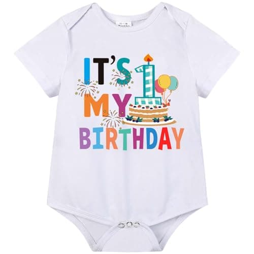 Wosixima Baby Boy 1st Birthday Bowtie Outfit TopHappy Birthday Clothes