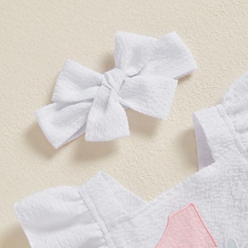 Amiblvowa Baby Girl Daisy Flower Romper for 1st Birthday Smash