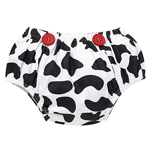 Farm Cow 1st Birthday Outfit for Baby Boy: Shorts, Suspenders, Headband, Bowtie