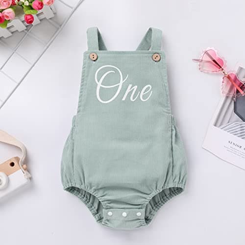Boho 1st Birthday Baby Outfit Backless Romper - IMEKIS