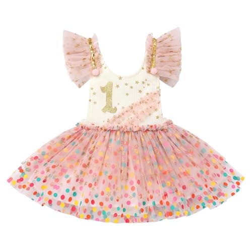 Toddler Baby Girl 1st Birthday Princess Dress