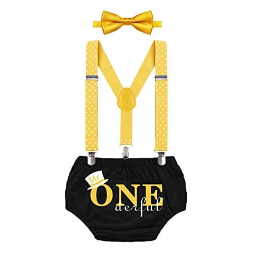 Mr. Onederful Cake Smash Outfit Boy First Birthday Set