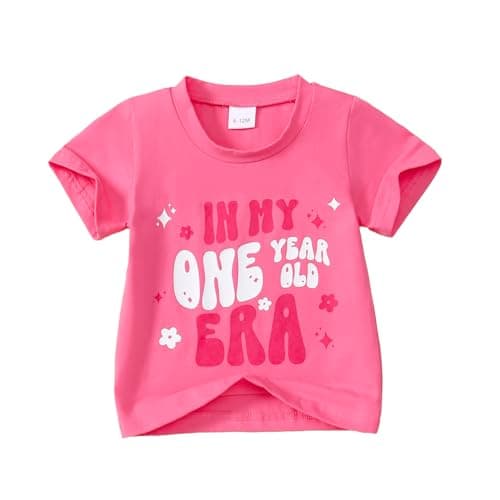 TinyPainter Baby Girl First Birthday Outfit 1st Birthday Top My One-Year-Old Era