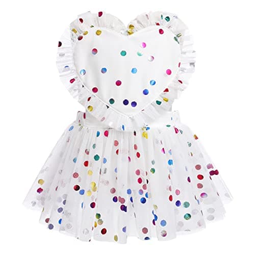 ODASDO Baby Girl 1/2 Birthday Tutu Dress Ruffle 0-24M