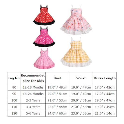 Toddler Girls Birthday Summer Boho Dress