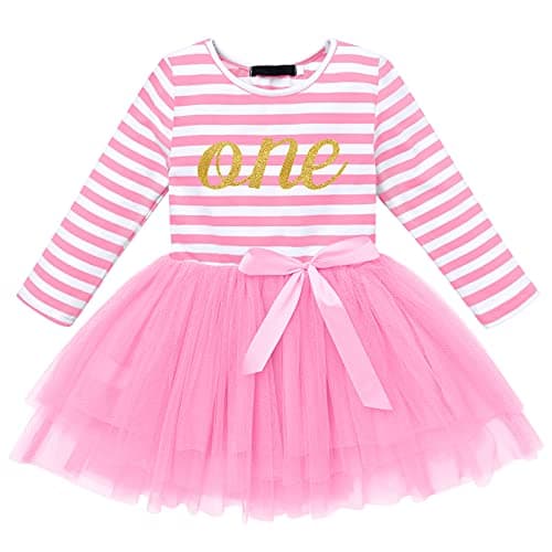 Baby Girl Birthday Mouse Dress with Polka Dots Tutu Skirt - Photo Shoot Outfit