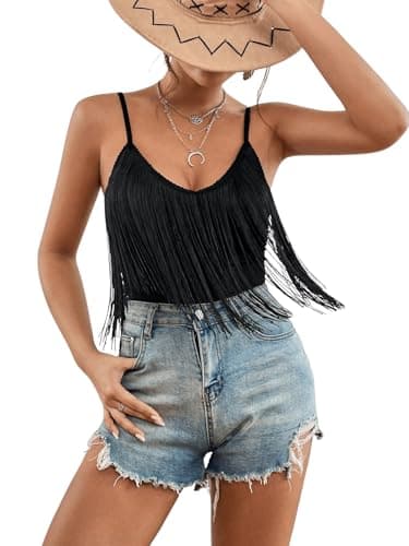 Milumia Solid Color Sleeveless Bodysuit Cami Romper Clubwear