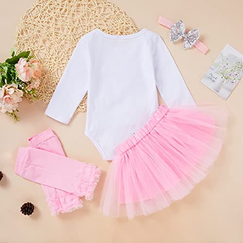 GRNSHTS Toddler Girl Birthday Cake Smash Outfit