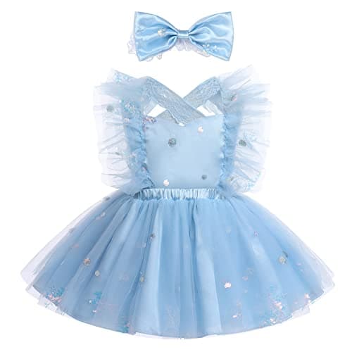 Toddler Baby Girls Strawberry Cherry Dress with Headband for Cake Smash Photo Shoot