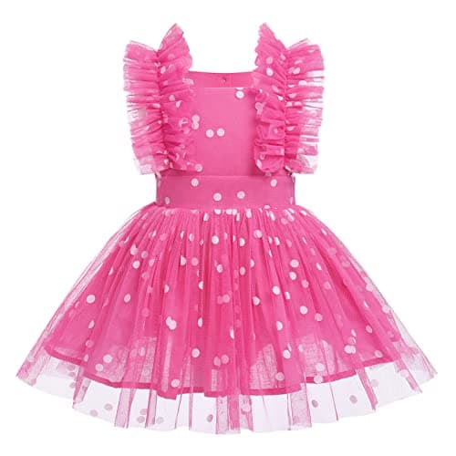 ODASDO Baby Girl 1/2 Birthday Tutu Dress Ruffle 0-24M