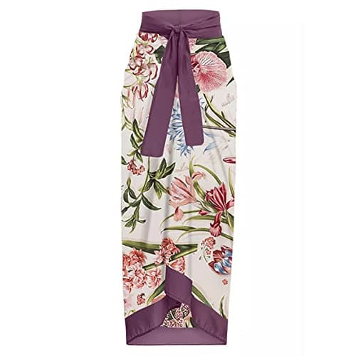IBAKOM Women Floral High Cut Two Piece Swimsuit Set