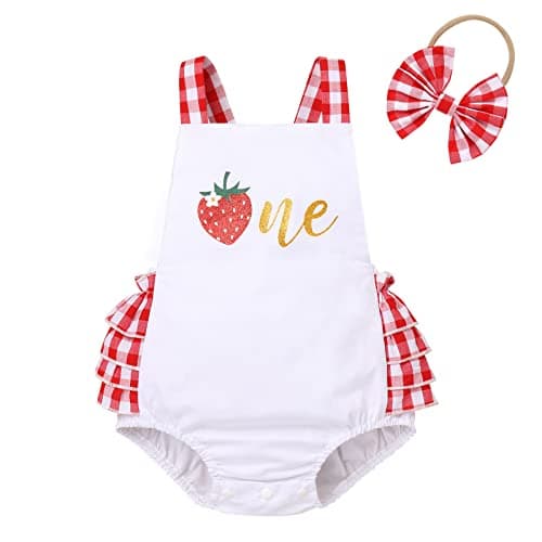 IMEKIS Baby Girl Boho Romper & Headband Summer Outfit
