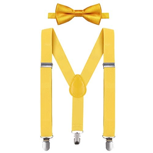 Baby Boys Suspenders and Bow Tie Set