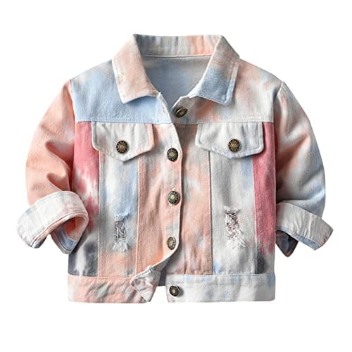 IMEKIS Toddler Denim Hooded Coat for Boys & Girls Fall Outwear