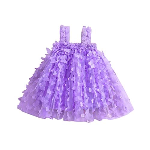 Gaono Baby Butterfly Wings A-Line Fairy Tutu Dress