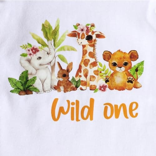 Wild One First Birthday Outfit for Baby Girl