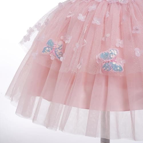Butterfly Birthday Dress for Toddler Girls