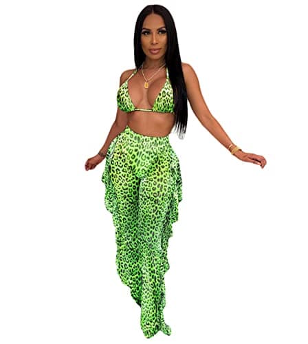 ECHOINE Women's Mesh Beach Jumpsuit Swimwear
