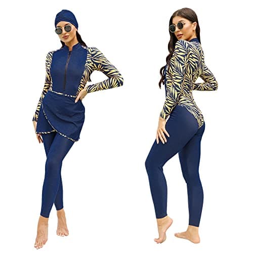 IMEKIS Women's Modest Muslim Burkini Swimwear