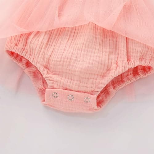 Baby Girl Strawberry Birthday Outfit: Boho Romper and Tulle Dress Set for Summer Cake Smash Photoshoot