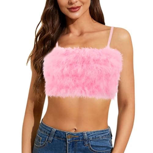 Reflective Crop Top for Women, Festival Rave Outfits and Girls Club Tank Vest