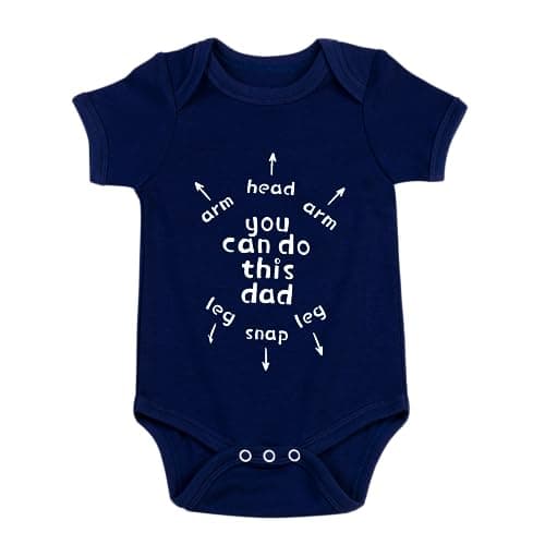 Cnins Funny Baby & Daddy Matching Outfit for 1st Birthday, Unisex 0-24M