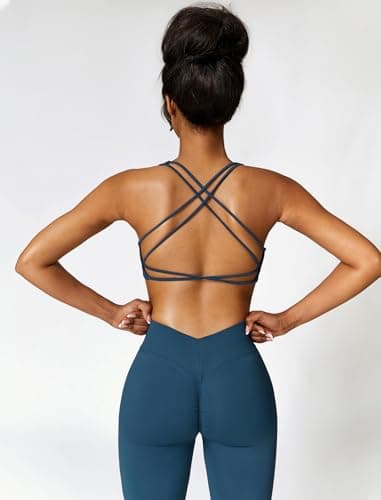 IMEKIS Women Workout Set: Sports Bra and High Waist Leggings Gym Fitness Tracksuit