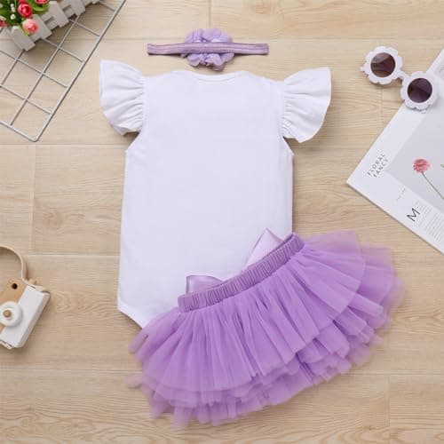 Baby Girl 1st Birthday Outfit Strawberry Butterfly Romper Tutu Headband Cake Smash Shoot