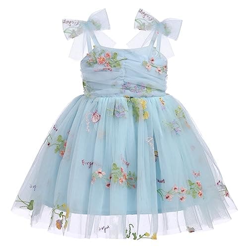 Sequin Ruffle Tulle Bowknot Sundress for Baby Girls