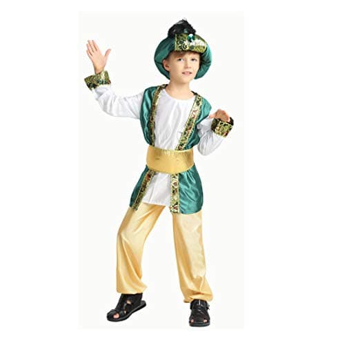 STIOEDYUAN Children's Arab Prince Egypt King Shiek Aladdin Cosplay Costume