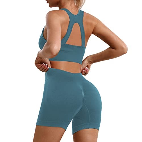 Lingdu Women's Yoga Outfits 2 piece Set