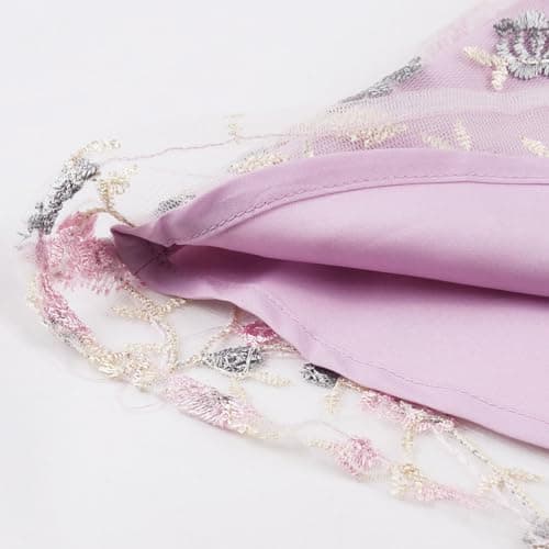 Vintage Embroidered Floral Tulle Prom Dress for Women