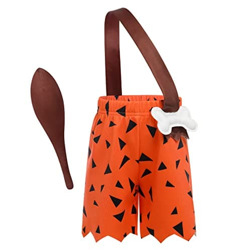 Caveman Costume for Kids - Stone Age Outfit for Boys and Girls